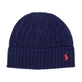 Polo Ralph Lauren Handtekening Manchet Hoed Collectie - Heren - Hoeden - Blauw - ONE Size - Accessoires