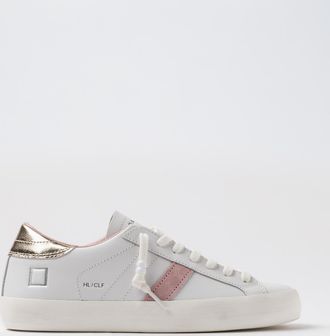 D.A.T.E. hill low calf white-platinum