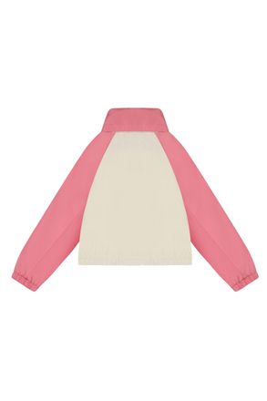 Moncler Girls Enabish Full Zip Jacket Pink Polyamide