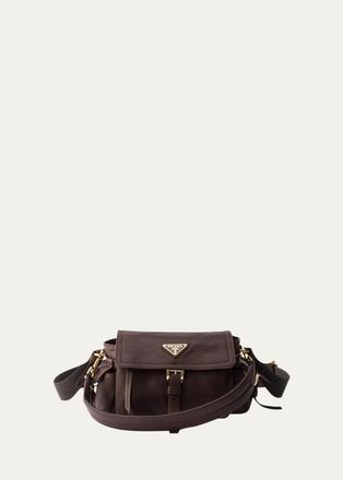 Prada Explore Mini Nappa Leather Shoulder Bag