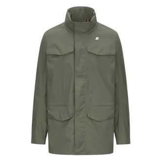 K-Way K-Way, Light Jackets, male, Green, Size: XL Manuel Jacket