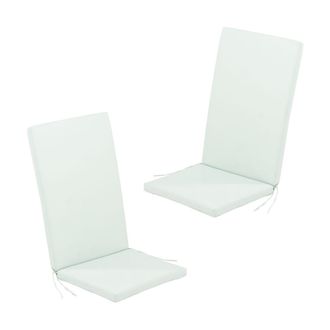 ED&Egrave;N JARD&Iacute; Pack 2 cojines para silla jard&iacute;n repelente al agua verde claro
