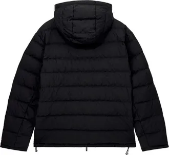 Emporio Armani Hooded Short Down Jacket - Black