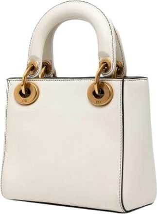 Dior Pre-owned Leren Handtas - Dames - Vintage Handtas - Wit - ONE Size - Leer - Vintage