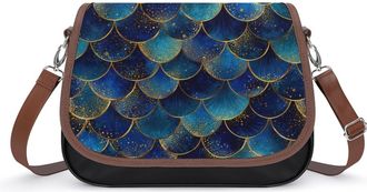 Generic Me-rmaides Scales Crossbody Bags for Women Shoulder Messenger Bag Purse Handbags