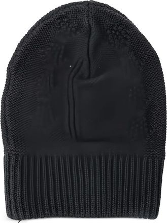 The Viridi-Anne Berretto a coste - Nero