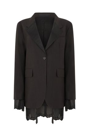 Our Legacy Reversible Linen Blazer - Black