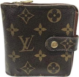 Louis Vuitton Pre-owned Monogram Portemonnee - Dames - Vintage Accessoires - Bruin - ONE Size - Vintage