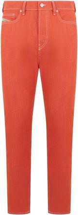 Diesel D-Vider Jeans - Heren - Slim Fit Jeans - Rood - W28 - Katoen - Jeans