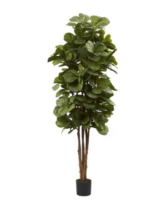 Nearly Natural 6Ft Fiddle Leaf Fig Tree