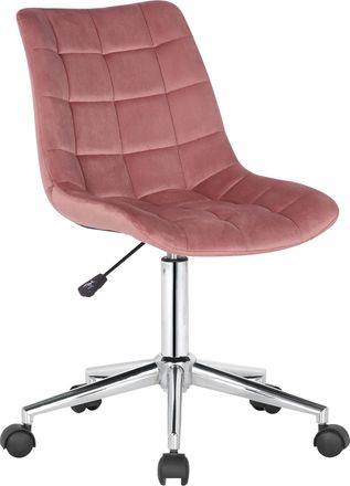 Clp Clp - Silla De Oficina Medford En Terciopelo Rosado