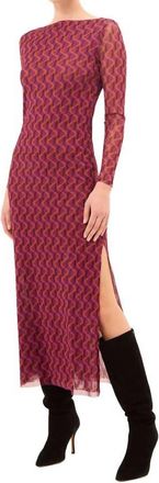 Misa Vivian Dress In Geo Sixty Mesh