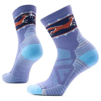 Smartwool Hike Light Cushion Fox Meadow Mid Crew Wandersocken f&uuml;r Damen | blau/lila