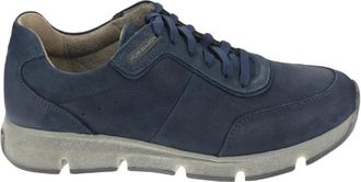 Gabor Heren Wandelschoen - Heren - Sneakers - Blauw - 40 1/2 EU - Leer - Schoenen