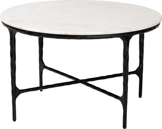 Baxton Studio Akanji Marble Coffee Table