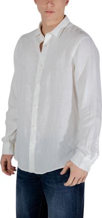 A|X Armani Exchange Linen Shirt - White