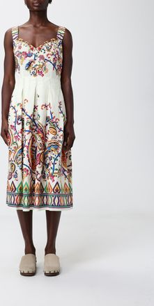 Etro Abito midi Etro in cotone con stampa Paisley