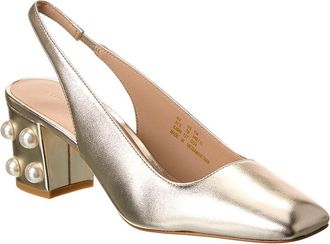 Stuart Weitzman Jte 60 Leather Slingback Pump