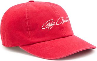 Cherry Los Angeles American Dad Embroidered Cotton cap - Red - One Size