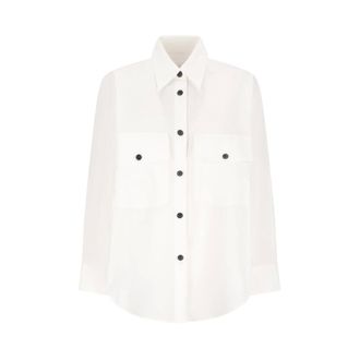 Khaite Mujer, Blusas y Camisas, Blanco, Talla: S