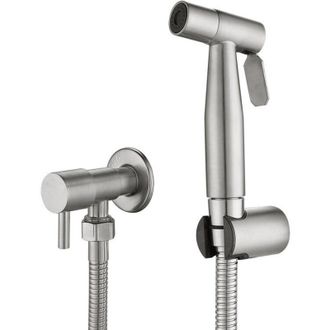 OEM Doccetta Per Wc In Acciaio Inox 304 - Finitura Spazzolata - Tubo Flessibile Da 1,5 M - Valvola In Ceramica Ad Alta Durezza - Per Una Pulizia Efficace 