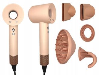 OEM Secador De Pelo Ultra 5 En 1 De 1600 W, Color Rosa