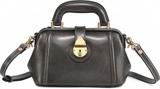 OLD TREND Azalea Genuine Leather Mini Doctor Satchel in Grey at Nordstrom