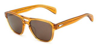 Rag & Bone RNB5045/S 12J/70 Mens Sunglasses Orange Size 54