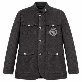 Dolce & Gabbana Jassen - Heren - Zomerjassen - Zwart - M - Wol - Jassen