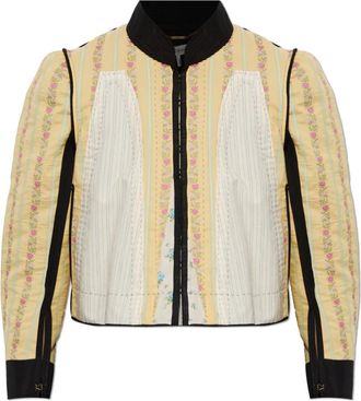 Chlo&eacute; Giacca Corta con Spacco Posteriore - - Jackets - Donna - Giallo - S