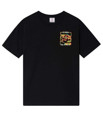 Casablanca Black Crew Neck T-Shirt