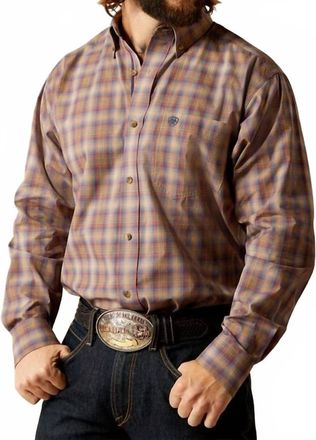 Ariat Terry Classic Fit Shirt In Dark Blue