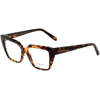 Ferragamo Ferragamo Unisex 53 mm Brown Opticals