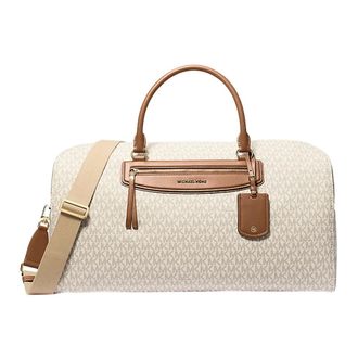 Michael Kors Weekend Bags, female, White, Size: ONE SIZE Jet Set Travel Weekend Bag