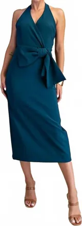 Glam Lola Midi Dress In Blue