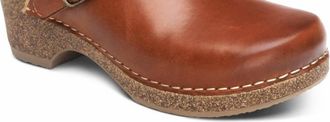 Aetrex Womens Beckie Clog In Cognac