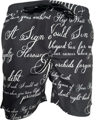 Ksubi Shorts con stampa - Nero