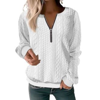 Generic Your Orders My Account Black of Friday Winter Sweatshirt Women Autumn And Winter Fashion Womens Long Sleeve With Half Zipper Solid Color Ladies Hoodle