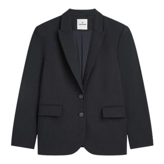 Summum Blazer Pinstripe small - - Jackets - Donna - Blu - M