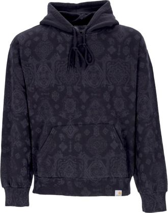 Carhartt Work in Progress Hoodie met Barokprint - Heren - Hoodies - Zwart - XL - Katoen - Hoodies & sweatvesten