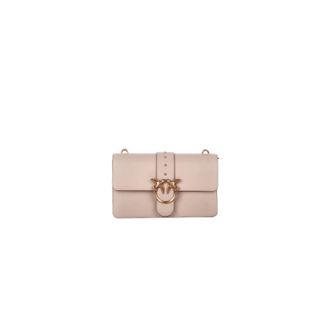 Pinko Pinko, Dames, Tassen, Beige, Maat: ONE Size Leer
