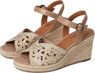 Lucky Brand Coyna Floral Espadrille Wedge Sandals Womens Sandals Rhodonite/Rhodonite : 7.5 B - Medium