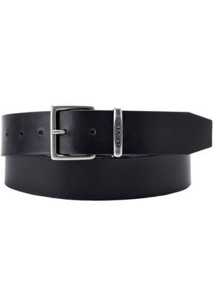 Levi's Lederg&uuml;rtel LEVIS FLAT KEEPER BELT, Damen, Gr. 100, schwarz (regular schwarz), Leder, unifarben, G&uuml;rtel Lederg&uuml;rtel, mit Metallschnalle