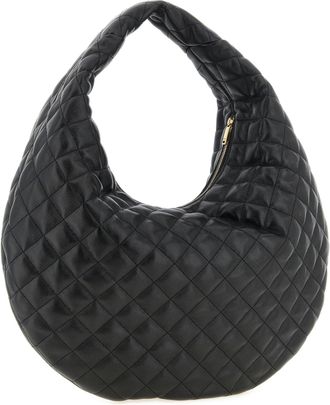 Saint Laurent Icare Nappa Leather Hobo Bag - Black