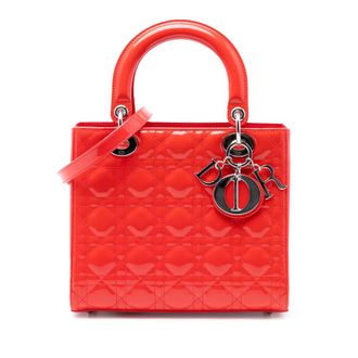 Dior Pre-owned Dior Medium Patent Cannage Lady Dior Ladies HEXLS7B76HI203BB