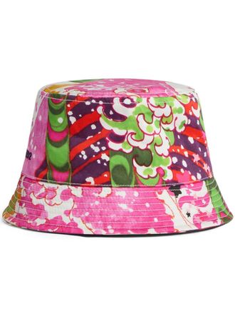Dsquared2 Vissershoed met grafische print - Roze
