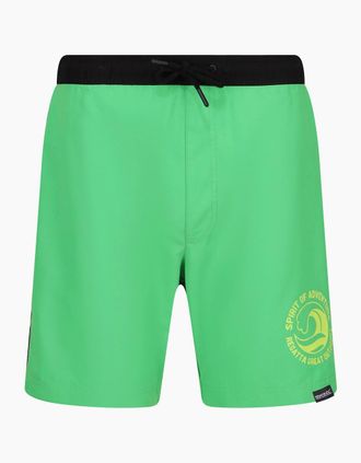 Regatta Mens Regatta Mens Bentham Swim Shorts - Fairway Green Black - Size: 35/34/32