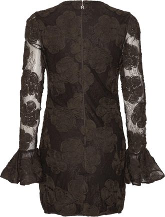 Rotate Womens Mini Dress Flower Mol&eacute; Lining: Viscose Evening Suits