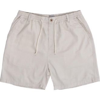 Burnside Linen & Cotton Blend Shorts in Natural at Nordstrom Rack, Size Large