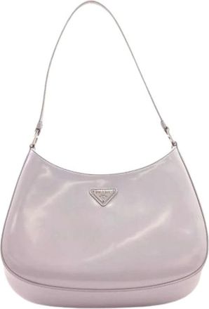 Prada Pre-owned Shoulder Bags, female, Gray, Size: ONE SIZE Pre-owned Vintage Shoulder Bag
